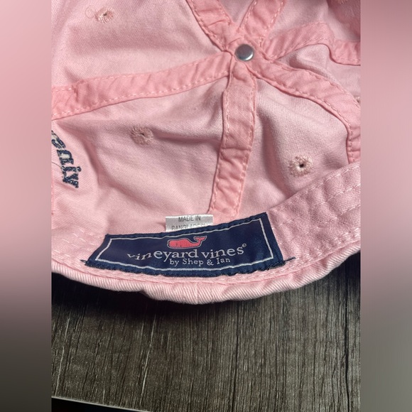 Vineyard Vines Hat | OS | Pink | Cotton - Picture 4 of 5